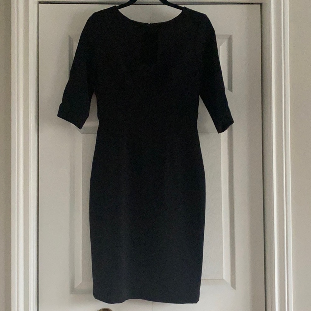 Femme Black Midi Dress (Size 34)